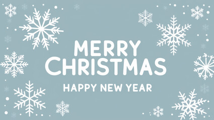 Winter Wonderland Christmas and New Year Greeting