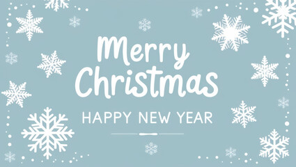 Winter Wonderland Christmas and New Year Greeting