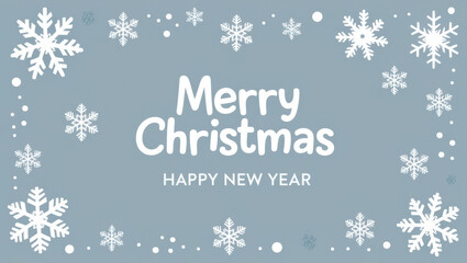 Winter Wonderland Christmas and New Year Greeting