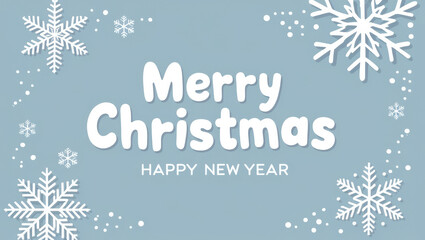 Winter Wonderland Christmas and New Year Greeting