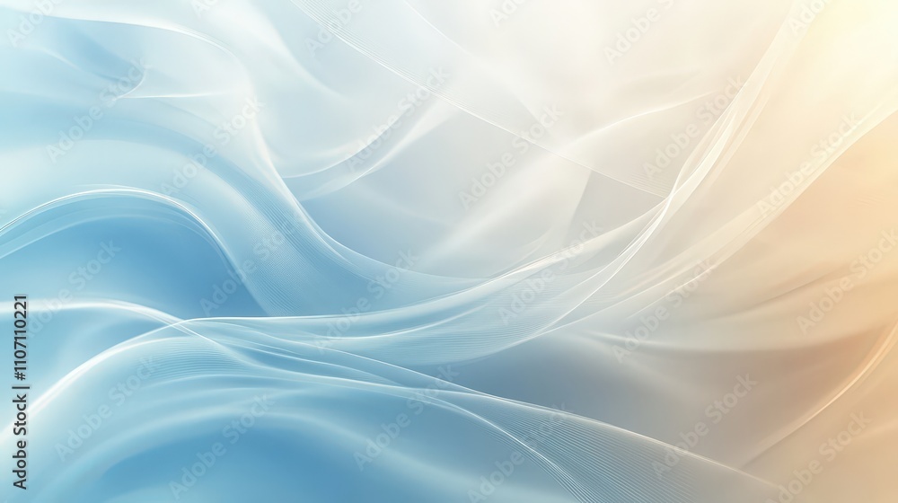 Poster a digital background filled with smooth, flowing patterns and a gradient color scheme