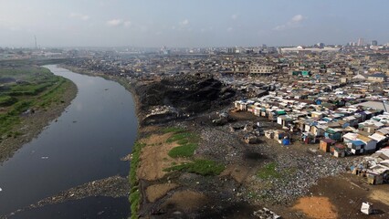 Ghana, Accra, 10,18,24  AGBOGBLOSHIE  people live in slum largest landfill illegal dump in Africa...