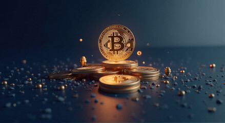 euro coins falling into the water