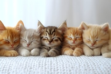 Fototapeta premium banner with cute animals