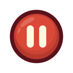 Gaming Button Vector - Pause