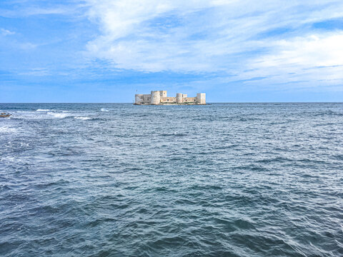 Maiden's Castle (Kiz Kalesi) Drone Photo, Erdemli Mersin, Turkey Maiden's Castle (Kiz Kalesi) Photo, Erdemli Mersin, Turkey