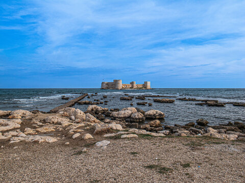 Maiden's Castle (Kiz Kalesi) Drone Photo, Erdemli Mersin, Turkey Maiden's Castle (Kiz Kalesi) Photo, Erdemli Mersin, Turkey