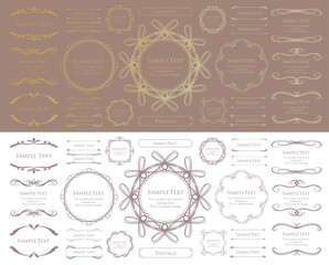 クリスマスフレームデザインセット