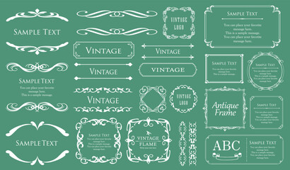 クリスマスフレームデザインセット