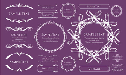 クリスマスフレームデザインセット