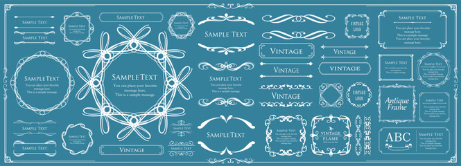 クリスマスフレームデザインセット