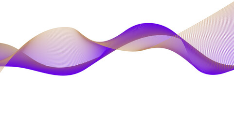 Abstract blend wave lines and technology background. Background lines wave abstract stripe design. White background, mesh abstract, vector gradient line soft blend.	
