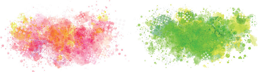 watercolor vector stains; background for texts