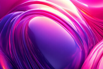 Abstract glowing sphere texture, dynamic pink and purple gradients radiating vibrant energy, bold and futuristic