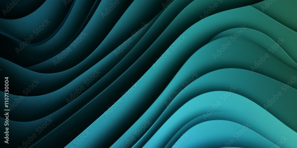 Poster a minimalist gradient background with smooth transitions between shades of blue and green. the clean