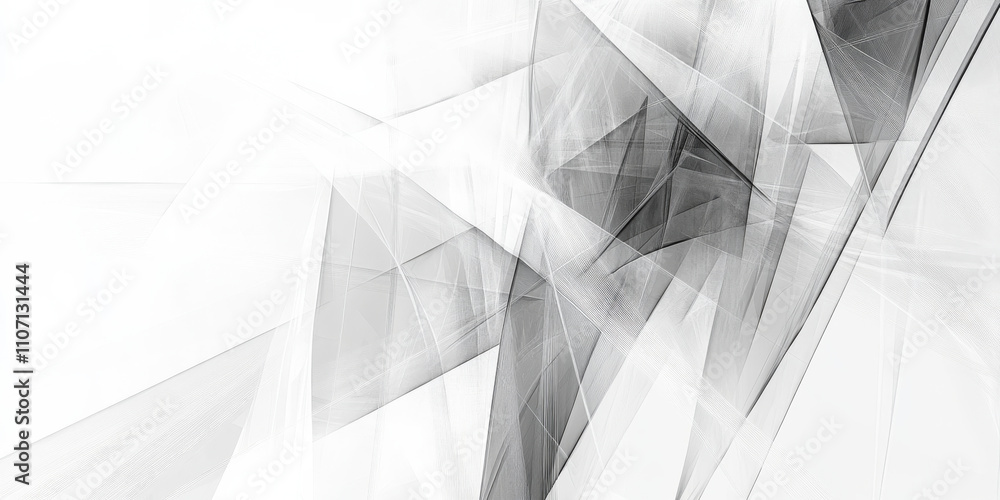 Poster a minimalist abstract background featuring intersecting lines and geometric patterns in shades of gr