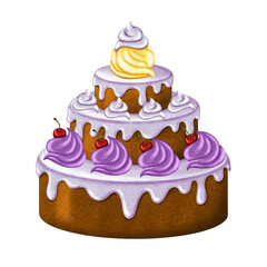 A vibrant birthday celebration with dinosaurs, a big cake, sweets, and colorful balloons, festive decorations for a kids' party, a fun atmosphere with balloons and delicious treats.