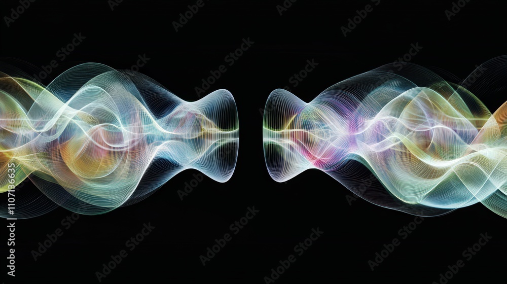Poster a visual explanation of the principle of superposition in wave physics.