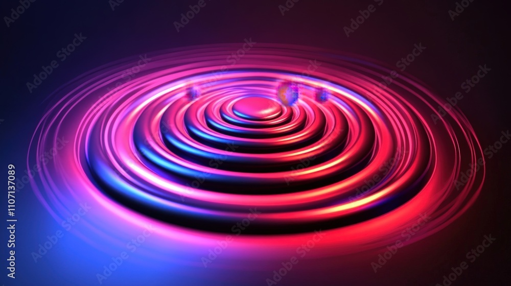 Poster a visualization of the doppler effect, showing how sound waves change frequency as the source of the
