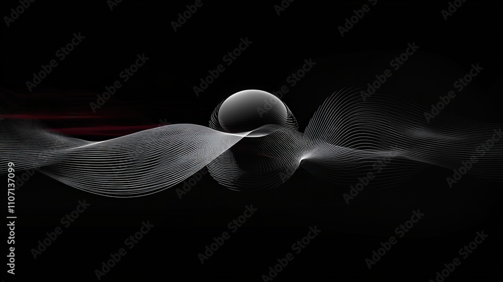 Poster a visualization of the doppler effect, showing how sound waves change frequency as the source of the