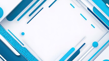Blue abstract line art creative background material, commercial advertising illustration in the technology field, computer wallpaper
