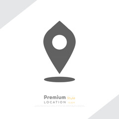 location icon in modern style .eps8