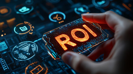 Exploring market strategies through ROI analysis with digital interfaces