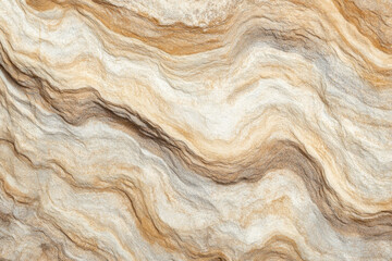 Textured sandstone cliff, rugged beige and brown layers with visible grooves, detailed and natural