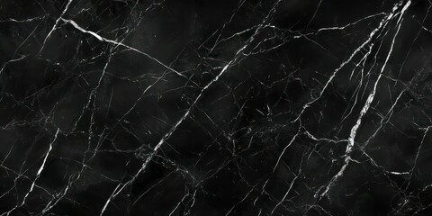 A polished black marble texture with subtle patterns, ideal for luxurious branding and interior design.