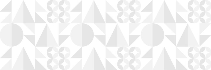 Christmas abstract. Christmas geometric background. Christmas pattern with simple geometric shapes. Mosaic and Scandinavian style.