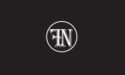 FN, FN , F , N , Abstract Letters Logo Monogram	