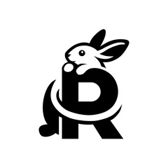 a letter is drawn on a black background