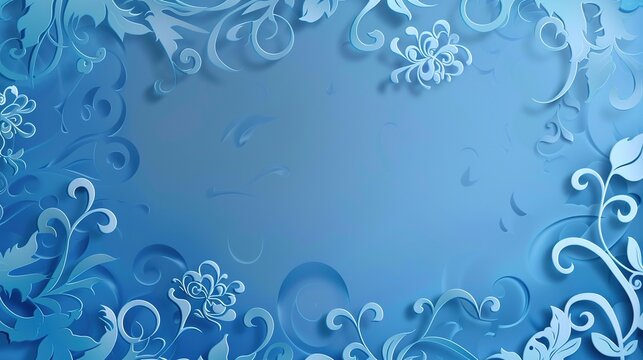 Paper Cutting Style Background - A creative and intricate design. The paper cutting technique creates a detailed and artistic backdrop.