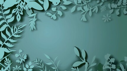 Paper Cutting Style Background - A creative and intricate design. The paper cutting technique creates a detailed and artistic backdrop.