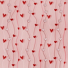 valentines day, hearts, love, stickers, red, pink, 14 February, red hearts, 14 February stickers, colored hearts, love letters, heart shaped, pattern, aesthetic, watercolor