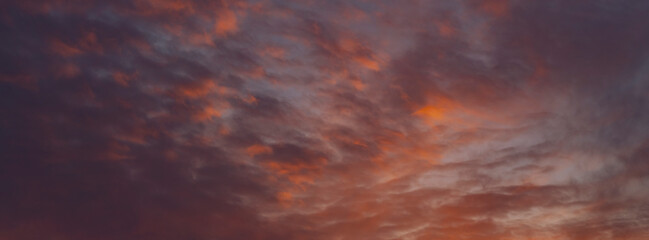 colorful sunset clouds background