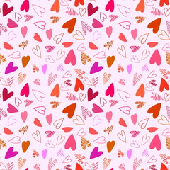 valentines day, hearts, love, stickers, red, pink, 14 February, red hearts, 14 February stickers, colored hearts, love letters, heart shaped, pattern, aesthetic, watercolor