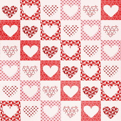 valentines day, hearts, love, stickers, red, pink, 14 February, red hearts, 14 February stickers, colored hearts, love letters, heart shaped, pattern, aesthetic, watercolor