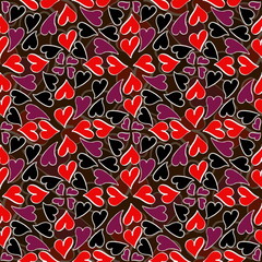 valentines day, hearts, love, stickers, red, pink, 14 February, red hearts, 14 February stickers, colored hearts, love letters, heart shaped, pattern, aesthetic, watercolor