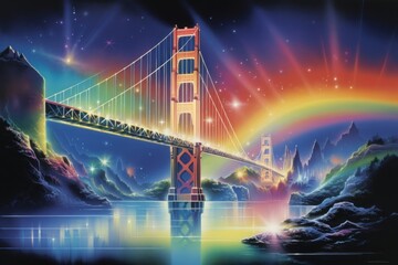 Obraz premium The bridge to Citadel reflection landscape outdoors.