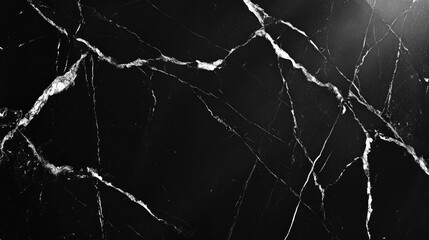 Elegant black marble texture with striking white veins creating a sophisticated pattern.