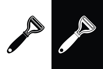 Peeler icon vector on White Background Vector Art Illustration on white background.