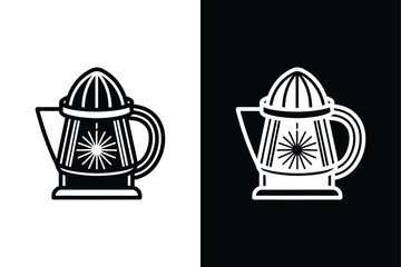Juicer icon vector on White Background ,Vector Art Illustration on white background.