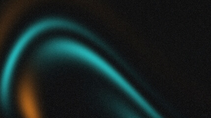 Abstract glowing noise texture background, teal orange black grainy color gradient shape, vibrant banner header cover wallpaper poster design.
