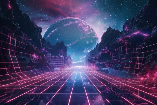 Deep astronomy holoscope background backgrounds outdoors light