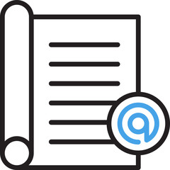 Book and Address Icon
