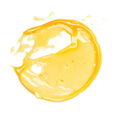 Isolated Transparent PNG of Dripping Honey, Golden Color with Glossy Texture - Perfect for Culinary and Graphic Designs