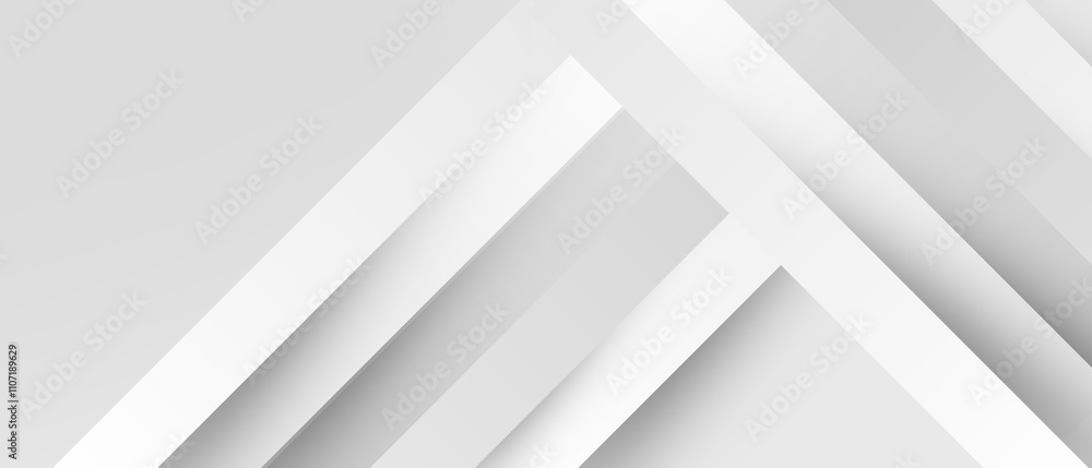 Poster grey white abstract background paper shine and layer element