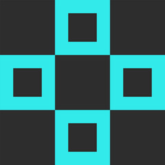 Y2K inspired square pattern with a seamless grid layout, perfect for modern backgrounds, wallpapers, and digital projects. High quality vector illustration in retro style