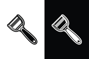 Peeler icon vector on White Background Vector Art Illustration on white background.